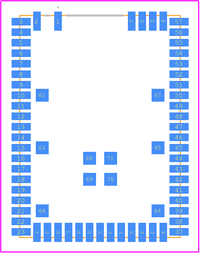 SIWN917Y100LGNBA - Silicon Labs PCB footprint - Other - Other - SIWN917Y100LGNBA-3