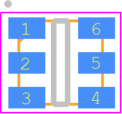 MT03-021 - Marktech Optoelectronics PCB footprint - Small Outline No-lead - Small Outline No-lead - SMD_MT03