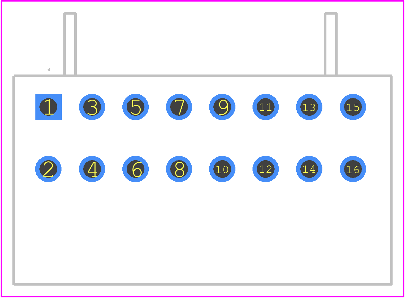 734-408/001-000 - Wago PCB footprint - Other - Other - 734-408/001-000-2