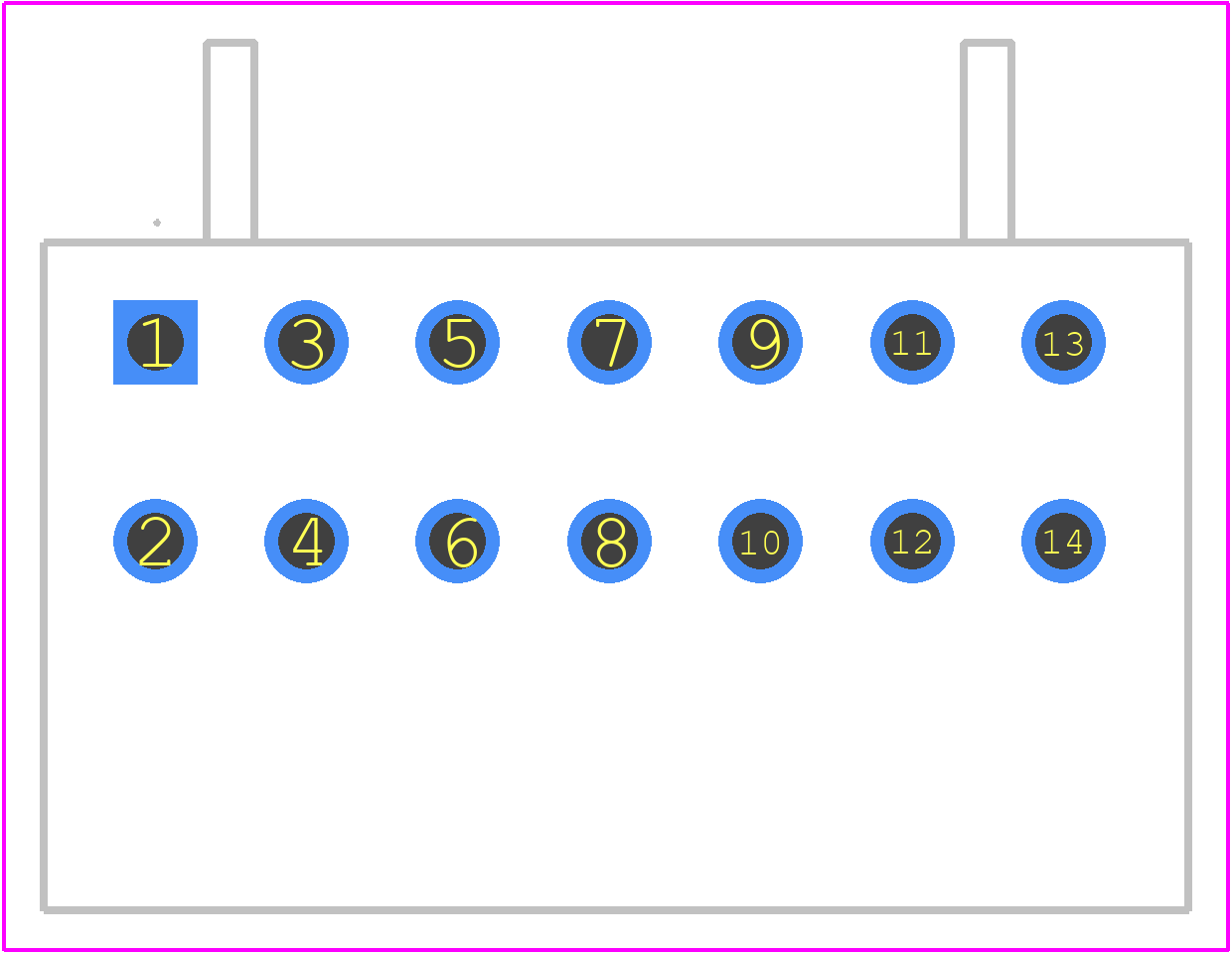 734-437/001-000 - Wago PCB footprint - Other - Other - 734-437/001-000-2