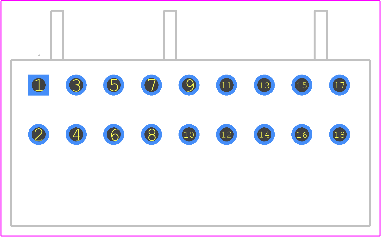 734-439/001-000 - Wago PCB footprint - Other - Other - 734-439/001-000-2