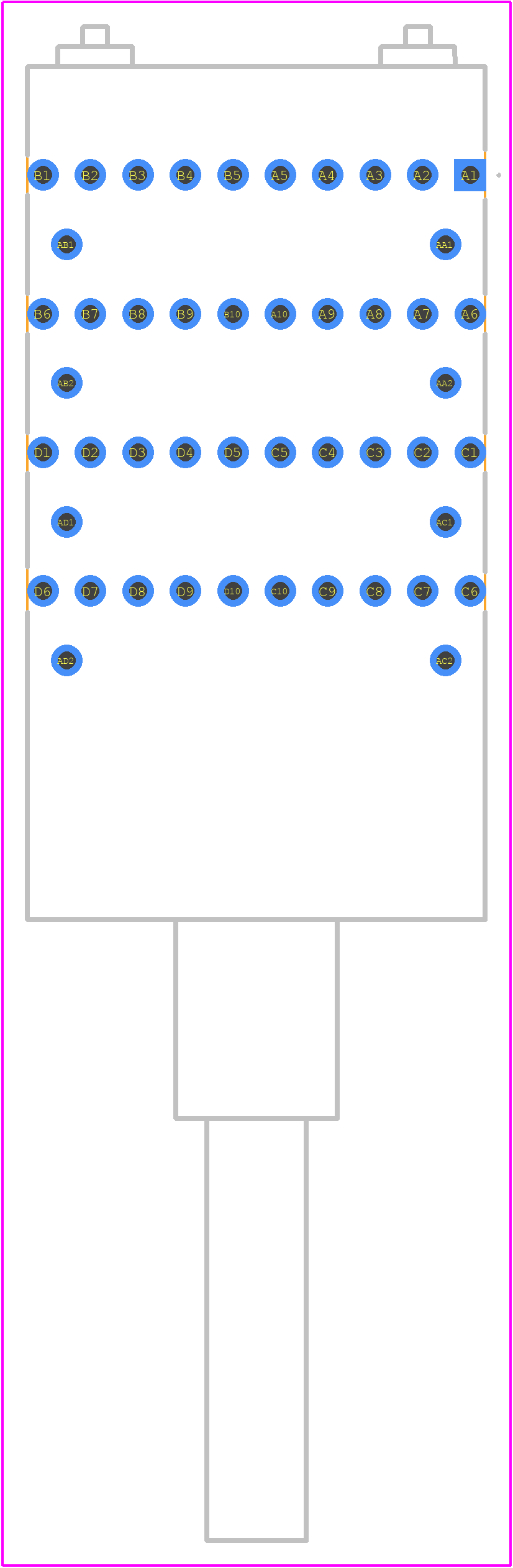 71EF36-04-2-05N - Grayhill PCB footprint - Other - Other - 71EF36-04-2-05N-1