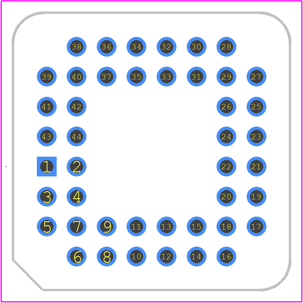2272204 - RS Pro PCB footprint - Other - Other - 2272204-2