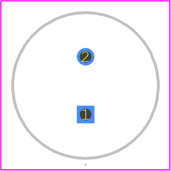 LD-BZPN-1307-A - Loudity PCB footprint - Other - Other - 12.6mm x 6.5mm