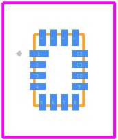T30LMXT3V4T245MU2TAG - onsemi PCB footprint - Other - Other - UQFN16 1.80x2.60x0.50, 0.40P CASE 523BF ISSUE A_2026-1