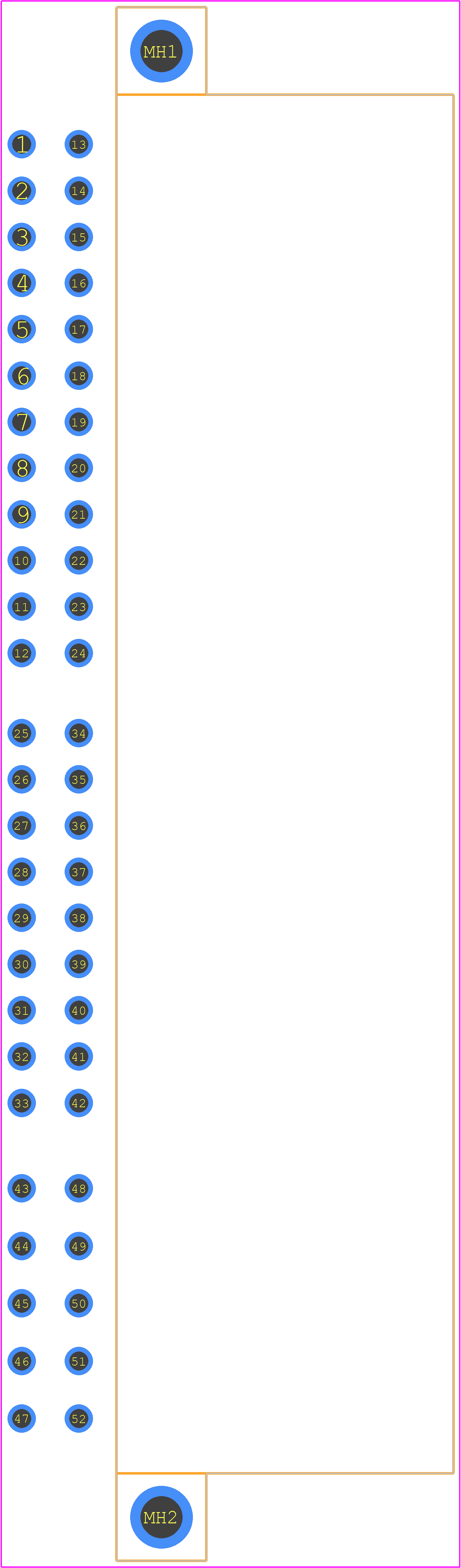 172319-7 - TE Connectivity PCB footprint - Other - Other - 172319-7-2