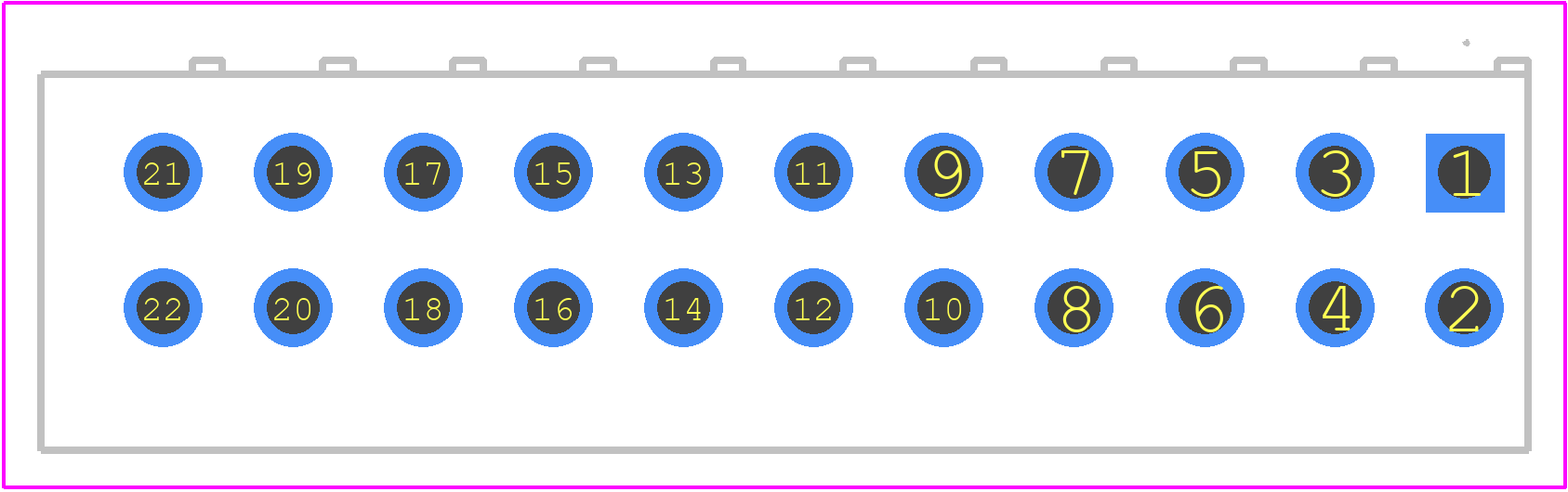 734-471 - Wago PCB footprint - Other - Other - 734-471-2