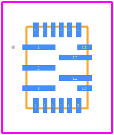 TPS51375VBHR - Texas Instruments PCB footprint - Other - Other - VBH0019A