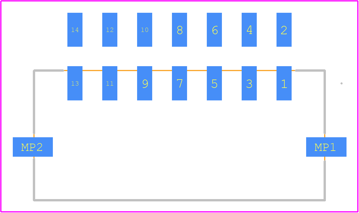 4-794627-4 - TE Connectivity PCB footprint - Other - Other - 4-794627-4-3