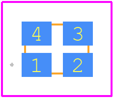 FL4000095 - Diodes Incorporated PCB footprint - Other - Other - 3.2 x 2.5mm Ceramic SMD_2025