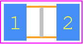 JMK316BJ106KLHT - TAIYO YUDEN PCB footprint - Capacitor Chip Non-polarised - Capacitor Chip Non-polarised - 1206 (3216 Metric)