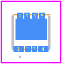RQ3P270BKFRATCB - ROHM Semiconductor PCB footprint - Other - Other - HSMT8ag 3.3*3.3