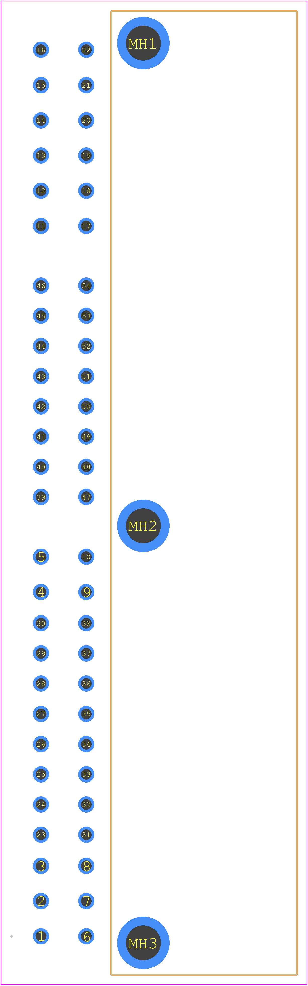 175448-6 - TE Connectivity PCB footprint - Other - Other - 175448-6-2
