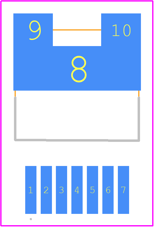 UJ4SC075018B7S - onsemi PCB footprint - Other - Other - D 2 PAK-7L-1