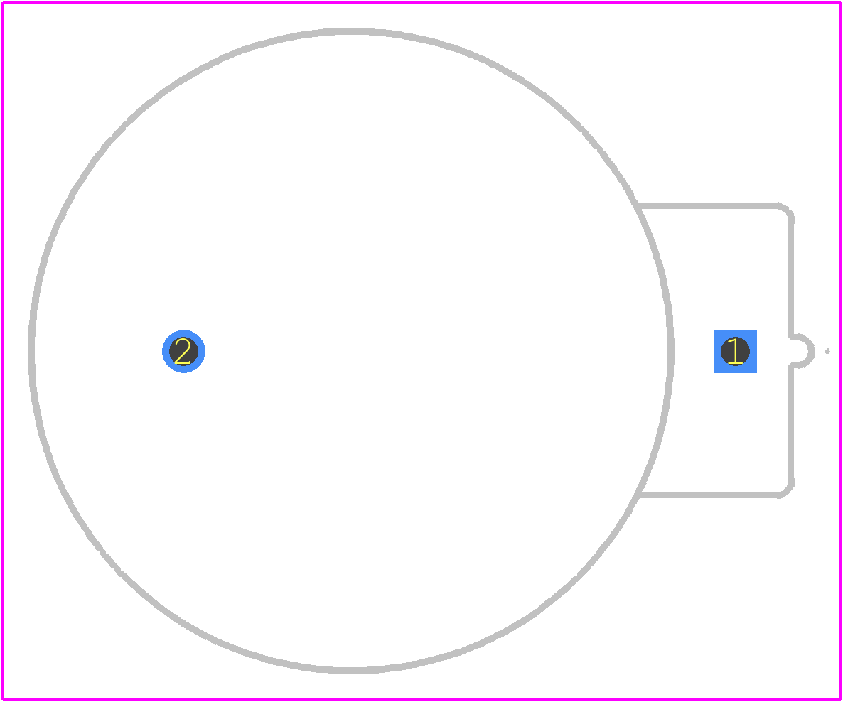 BH-25E-1 - Adam Tech PCB footprint - Other - Other - BH-25E-1-1