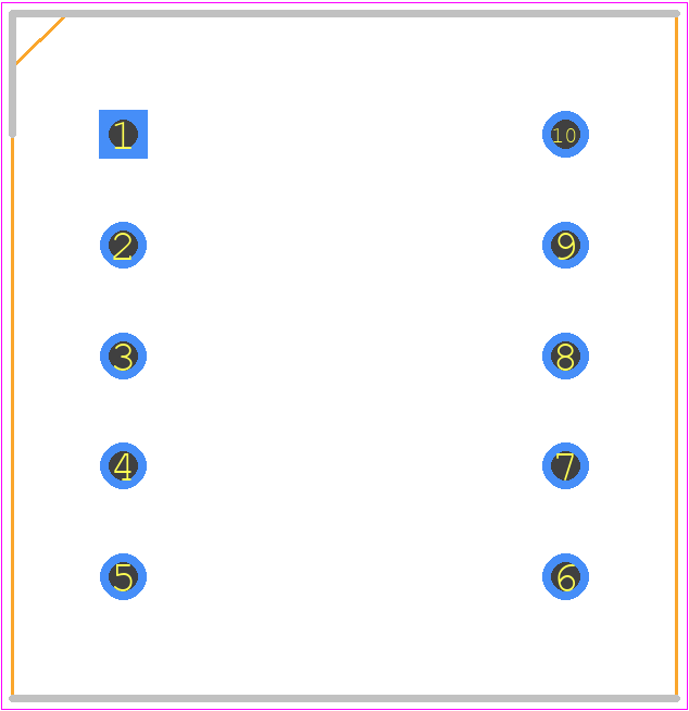 D305SURWA/S530-A3 - Everlight PCB footprint - Dual-In-Line Sockets - Dual-In-Line Sockets - 10-DIP_2025