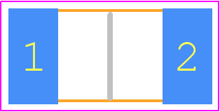 LTR100JZPJ331 - ROHM Semiconductor PCB footprint - Resistor Chip - Resistor Chip - 2512 (6432 Metric)_2025