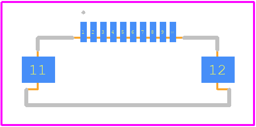 0545481072 - Molex PCB footprint - Other - Other - 0545481072-2
