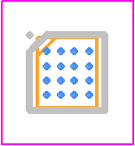 AD4052BCBZ-RL7 - Analog Devices PCB footprint - BGA - BGA - CB-16-26