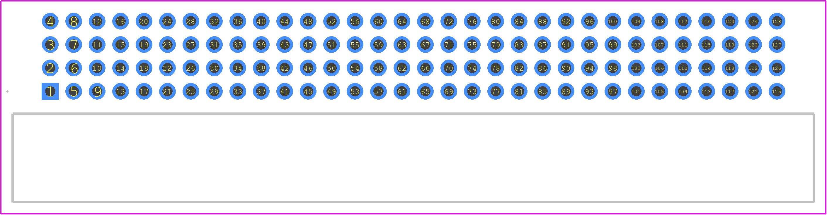 TMMS-132-01-G-Q-RA - SAMTEC PCB footprint - Other - Other - TMMS-132-01-G-Q-RA-3