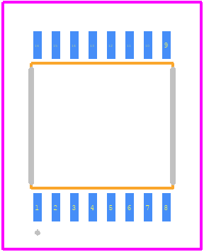 74AVC4T245FT - Toshiba PCB footprint - Other - Other - P-TSSOP16-0044-0.65-001