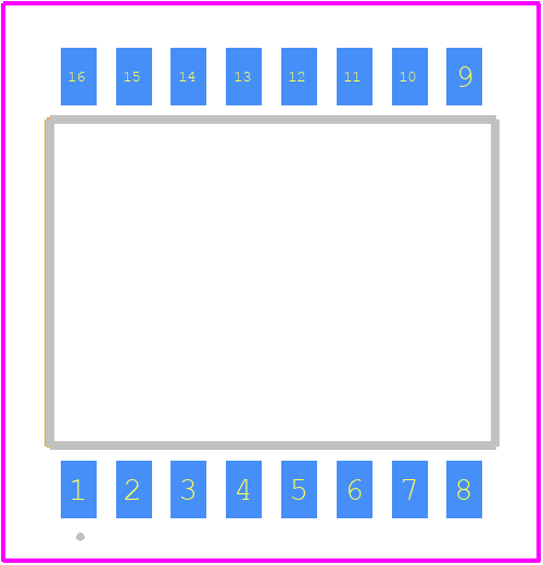 DCM342L01 - Toshiba PCB footprint - Other - Other - P-SOP16-0811-1.27-002_2025-1