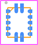 AD4052BCPZ-RL7 - Analog Devices PCB footprint - Quad Flat No-Lead - Quad Flat No-Lead - CP-14-7