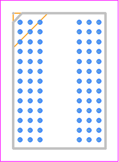 MT40A4G4SA-062E:F - Micron PCB footprint - BGA - BGA - 78-ball 7.5mma x 11.0mm FBGAs.