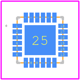 MPU6050C IC - TDK PCB footprint - Other - Other - MPU6050C IC-4
