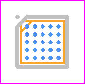 AD3530RBCBZ-RL7 - Analog Devices PCB footprint - BGA - BGA - 25-Ball Wafer Level Chip Scale Package [WLCSP] (CB-25-11)