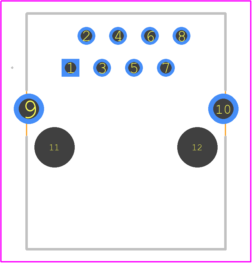 1734580-5 - TE Connectivity PCB footprint - Other - Other - 1734580-5-1