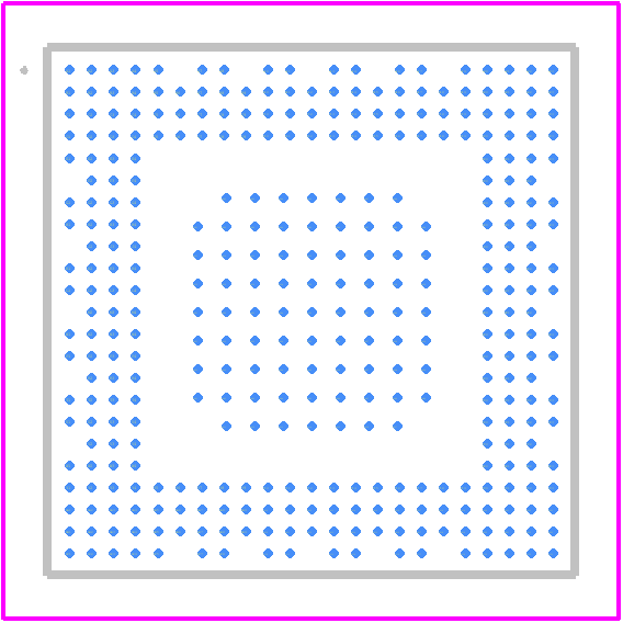 STM32MP157AAC3 - STMicroelectronics PCB footprint - Other - Other - TFBGA361_2025-1.0