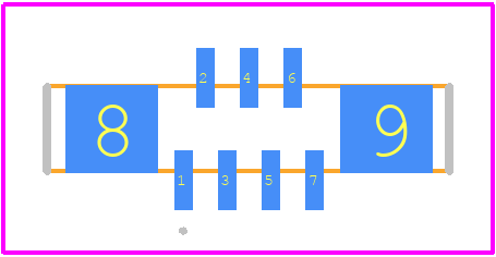 FFC2A33-07-T-R - GCT (GLOBAL CONNECTOR TECHNOLOGY) PCB footprint - Other - Other - FFC2A33-07-T-R-2
