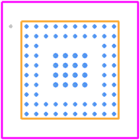 PI6CB332012AFLBEX - Diodes Incorporated PCB footprint - Other - Other - FLB64