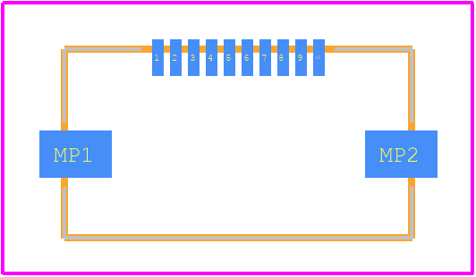 505110-1097 - Molex PCB footprint - Other - Other - 505110-1097-1