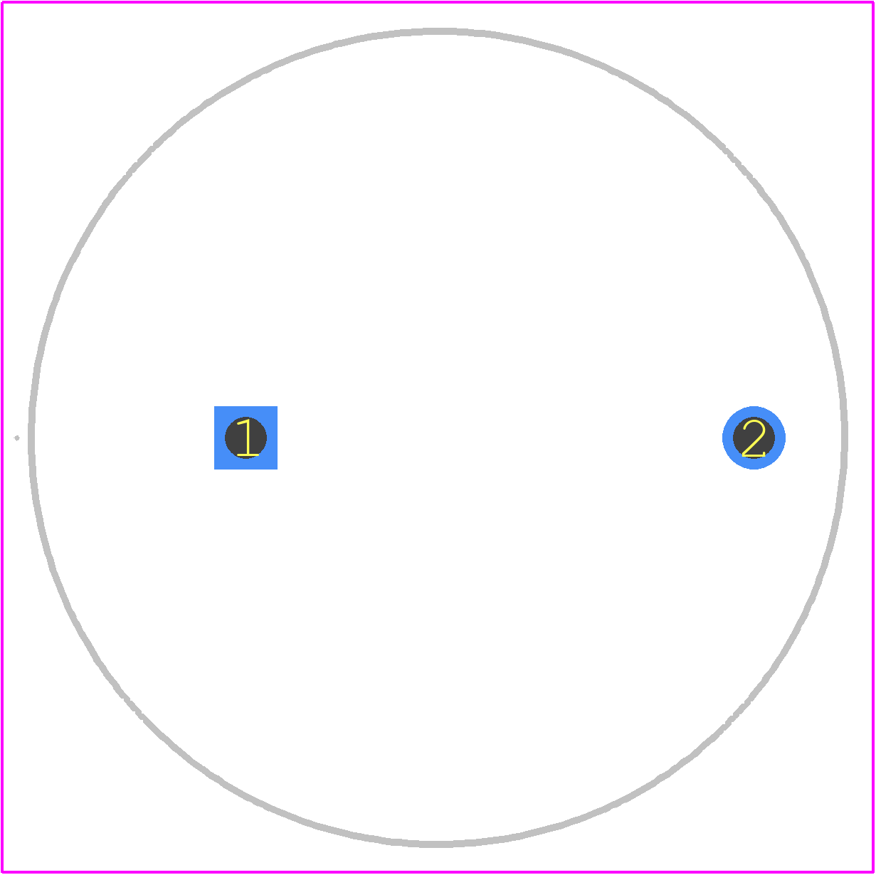 IHTH1125KZEB470M51 - Vishay PCB footprint - Other - Other - 28.575 mm X 10.744 mm