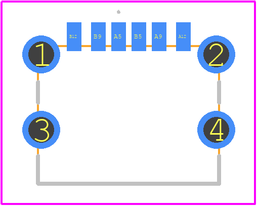 USB-C20-S-RA-CS16A-BK-TR - Adam Tech PCB footprint - Other - Other - USB-C20-S-RA-CS16A-BK-TR-1