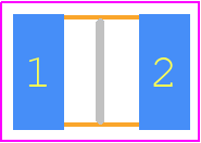 TNPW1210100RFEEA - Vishay PCB footprint - Resistor Chip - Resistor Chip - TNPW1210_2025