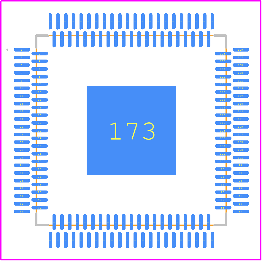 S32K348GHT1MPCST - NXP PCB footprint - Other - Other -  SOT2098-1_2025-2