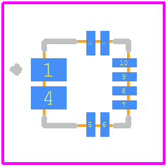 711KEXLT15ABT - Allegro Microsystems PCB footprint - Other - Other - Package EX, 12-Contact QFN_2025-1