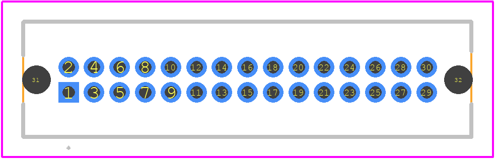 TFM-115-23-L-D-A - SAMTEC PCB footprint - Other - Other - TFM-115-23-L-D-A-1