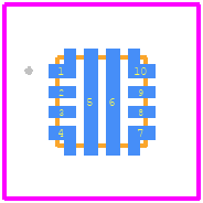 TPS259814LRPWR - Texas Instruments PCB footprint - Other - Other - RPW0010A_