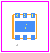 XCA201A06BCR - Torex PCB footprint - Other - Other - DFN2×2-6L_2025