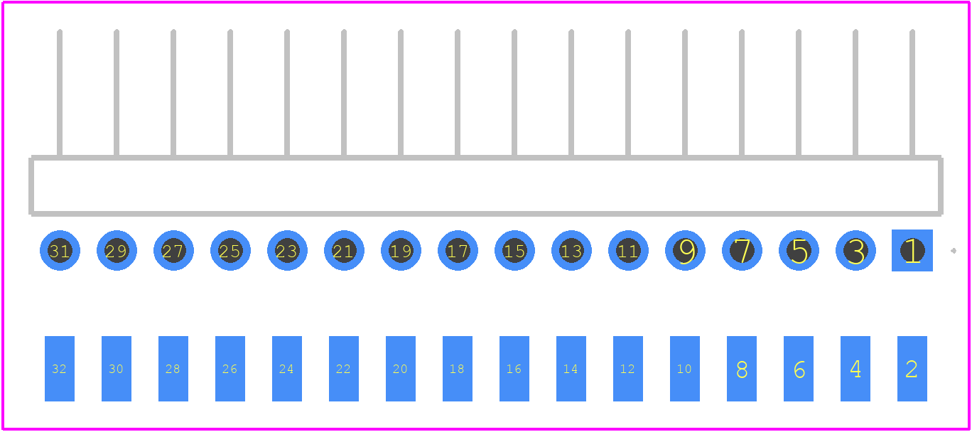 MMT-116-02-S-MT-K - SAMTEC PCB footprint - Other - Other - MMT-116-02-S-MT-K-3