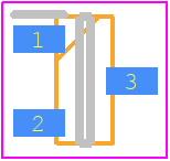 BZX84C5V1 - SANGDEST MICROELECTRONICS (NANJING) CO LTD PCB footprint - SOT23 (3-Pin) - SOT23 (3-Pin) - SOT-23