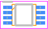 NXU0202DCH - Nexperia PCB footprint - Small Outline Packages - Small Outline Packages - VSSOP8