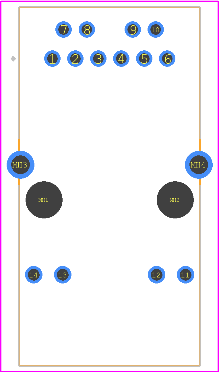 09455511542 - HARTING PCB footprint - Other - Other - 09455511542-1