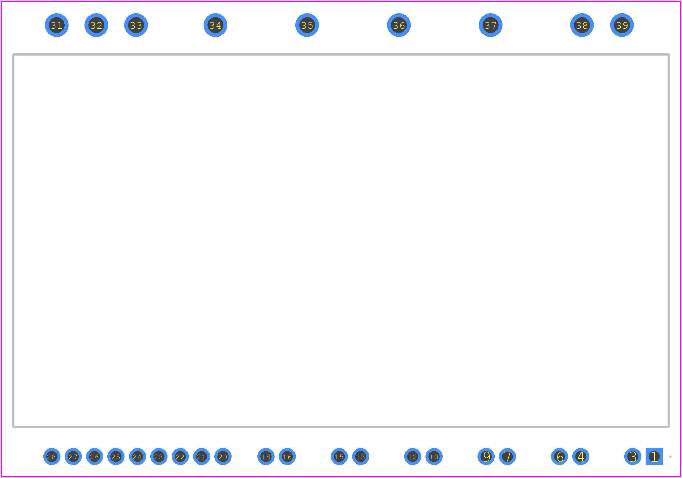 NFAM5312SCBUT - onsemi PCB footprint - Other - Other - DIP39, 54.50x31.00x5.60, 1.78P CASE MODGC ISSUE B_2025