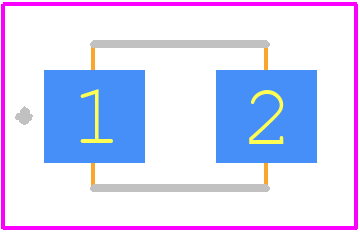S2MHQ-13-F - Diodes Incorporated PCB footprint - Other - Other - SMB_2025