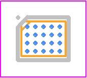 NX30P6093AUK - NXP PCB footprint - BGA - BGA - SOT1397-6 (WLCSP20)